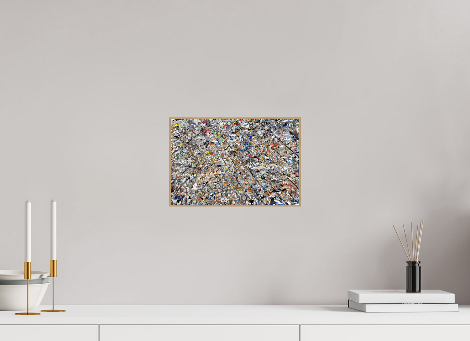 30 x 20 cm, Foto in ArtBox aus Massivholz Eiche natur RED³ HP Lacrimosa I