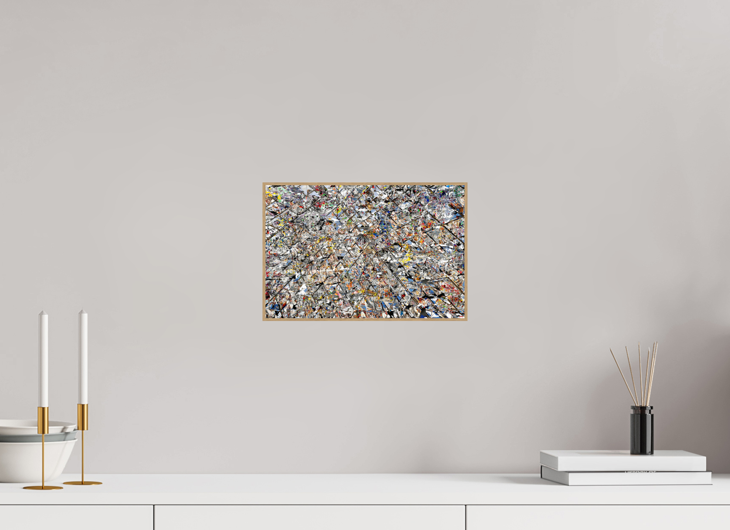 30 x 20 cm, Foto in ArtBox aus Massivholz Eiche natur RED³ HP Lacrimosa I